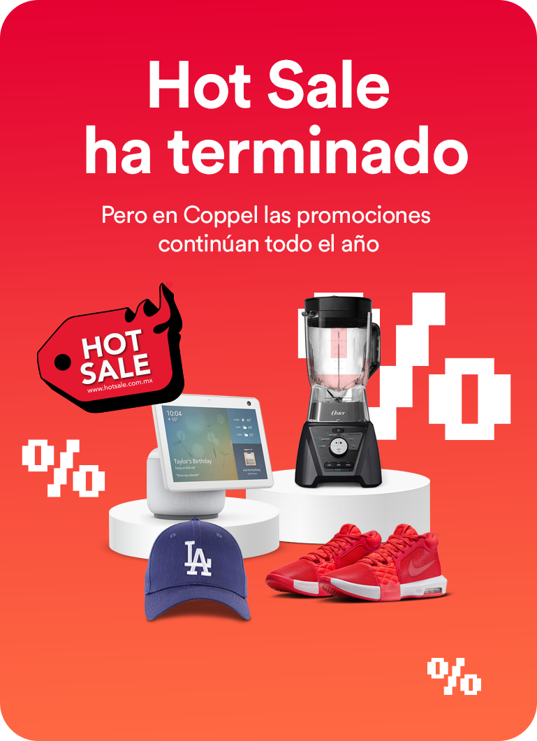 Hot Sale ha terminado, pero en Coppel las promociones continúan todo el año. Pulsa aquí para descubrirlas.