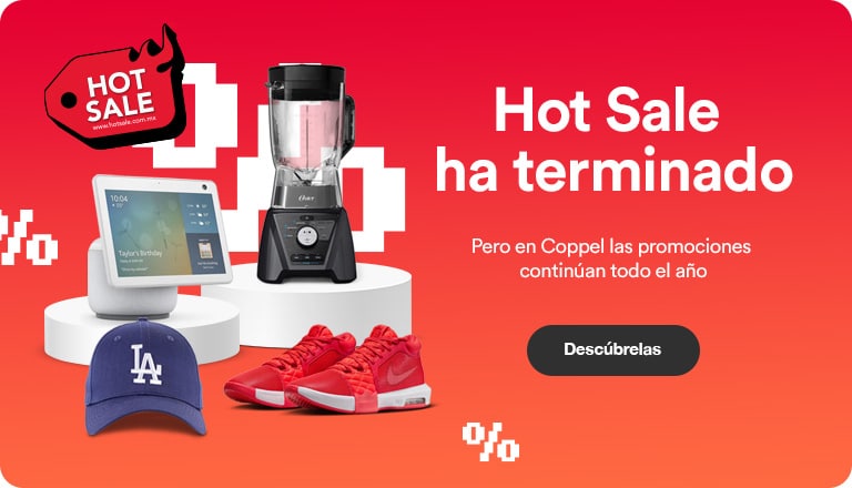 Hot Sale ha terminado, pero en Coppel las promociones continúan todo el año. Pulsa aquí para descubrirlas.