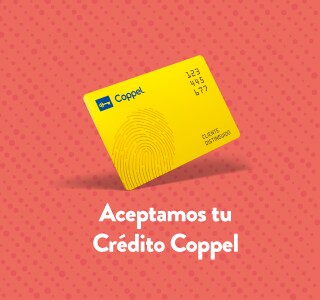 Aceptamos tu Crédito Coppel en Fashion Market.
