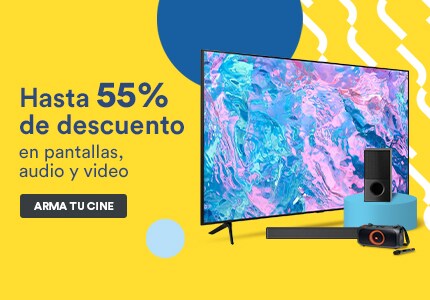Anuncio: Hasta 55% de descuento en pantallas y audio. Pulsa aquí para armar tu cine en casa.