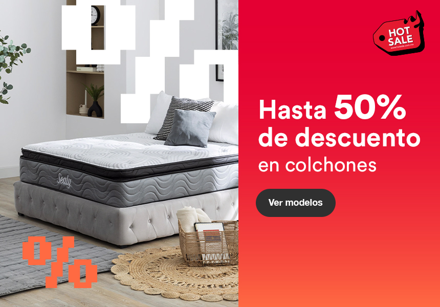 Hot Sale 2025. Hasta 50% de descuento en colchones. Pulsa aquí para aprovechar.