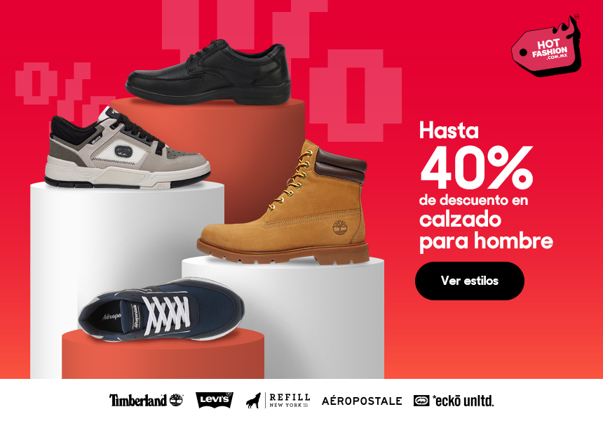 Anuncio: Hot Fashion 2025. Hasta 40% de descuento en calzado para hombre. Pulsa aquí para conocer modelos disponibles.