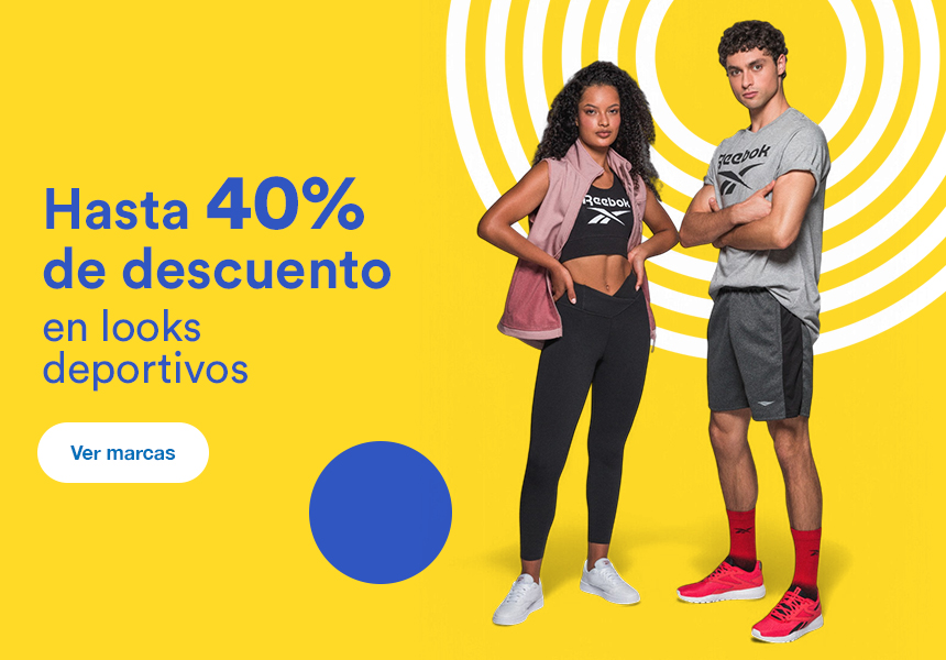 Anuncio: Hasta 40% de descuento en looks deportivos. Pulsa aquí para conocer marcas.