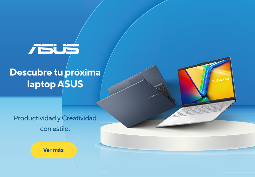 ASUS. Descubre tu próxima laptop ASUS. Productividad y Creatividad con estilo. Pulsa aquí para ver modelos.