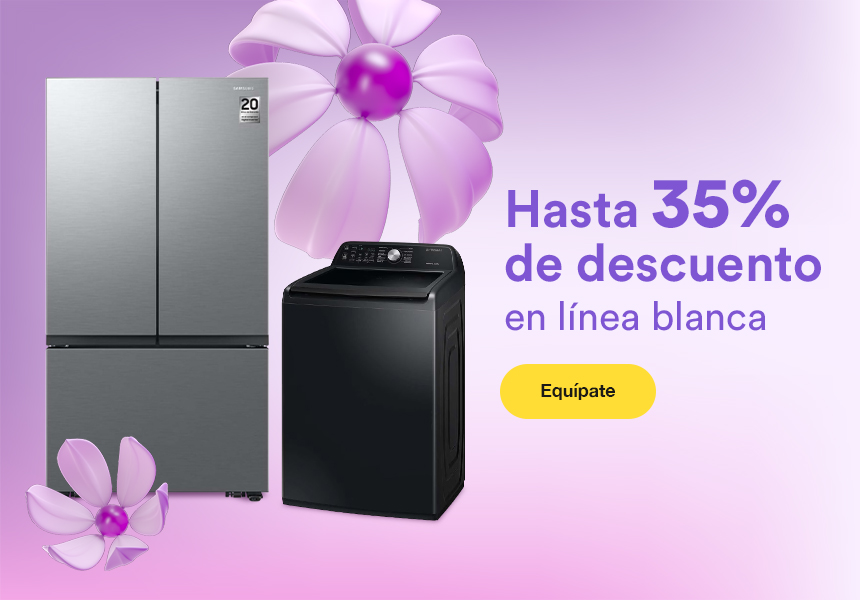 Anuncio: Hasta 35% de descuento en línea blanca. Pulsa aquí para equipar tu hogar.