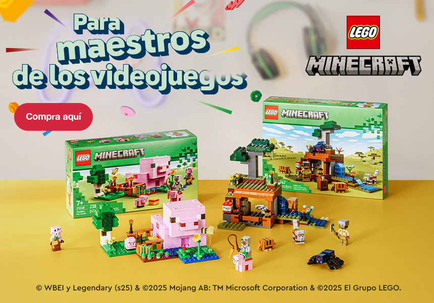 Anuncio: LEGO. Minecraft. Para maestros de los videojuegos. Pulsa aquí para ver los sets Minecraft de LEGO.