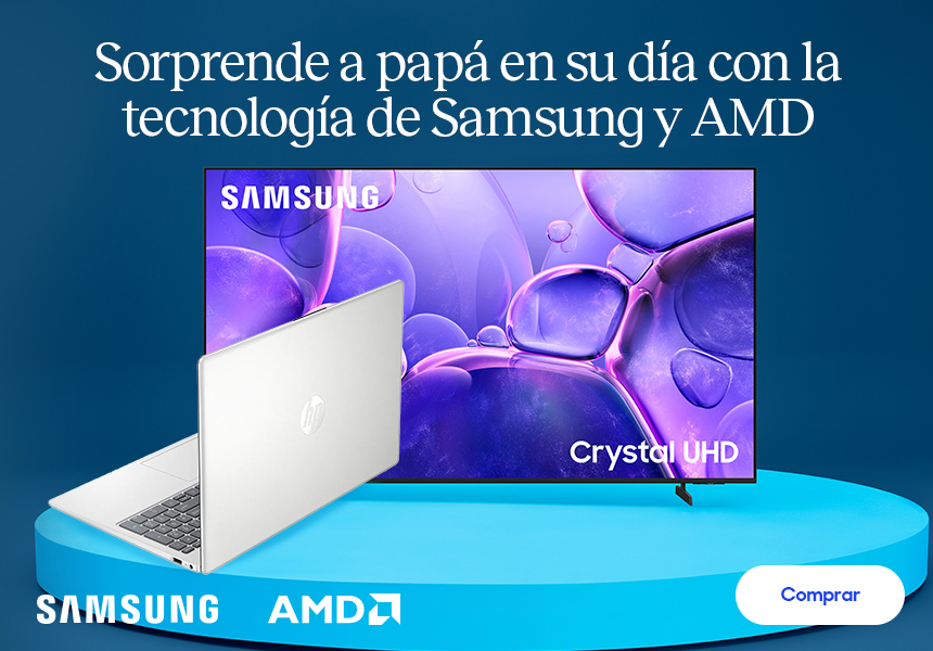 Anuncio: Sorprende a papá en su día con la tecnología de Samsung y AMD. Pulsa aquí para ver artículos electrónicos.