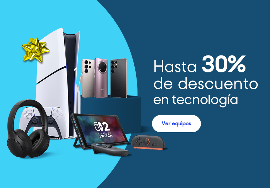 Anuncio: Hasta 30% de descuento en tecnología. Pulsa aquí para conocer equipos.