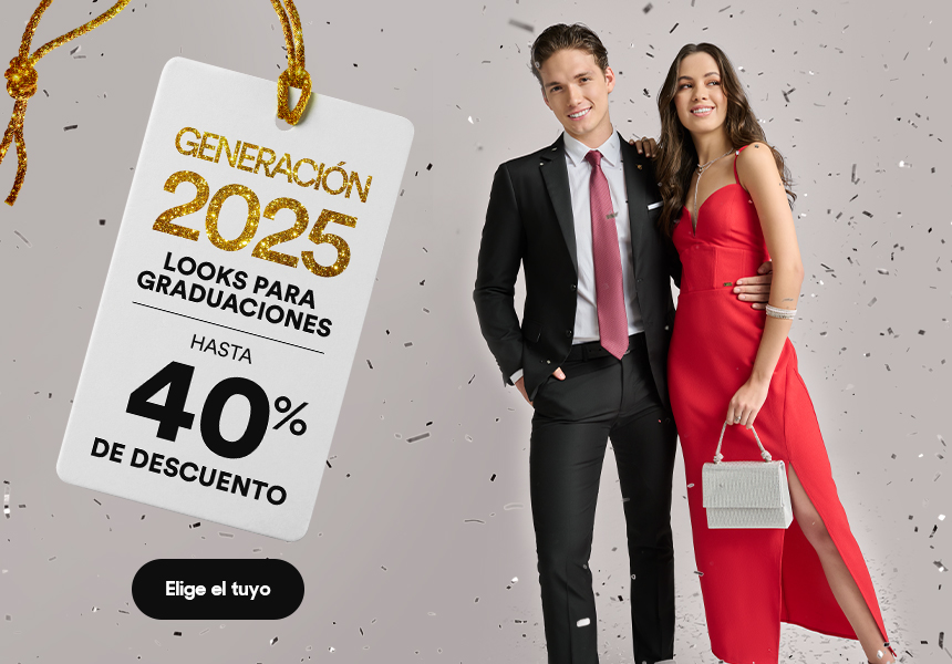 Anuncio: Hasta 40% de descuento en looks para graduaciones. Pulsa aquí para ver estilos.