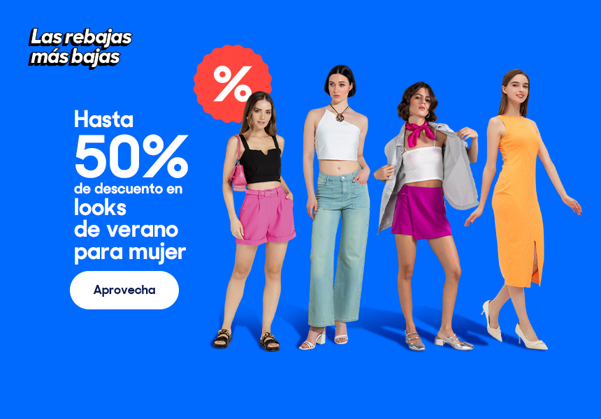 Anuncio: Hasta 50% de descuento en looks de verano para mujer. Pulsa aquí para aprovechar.