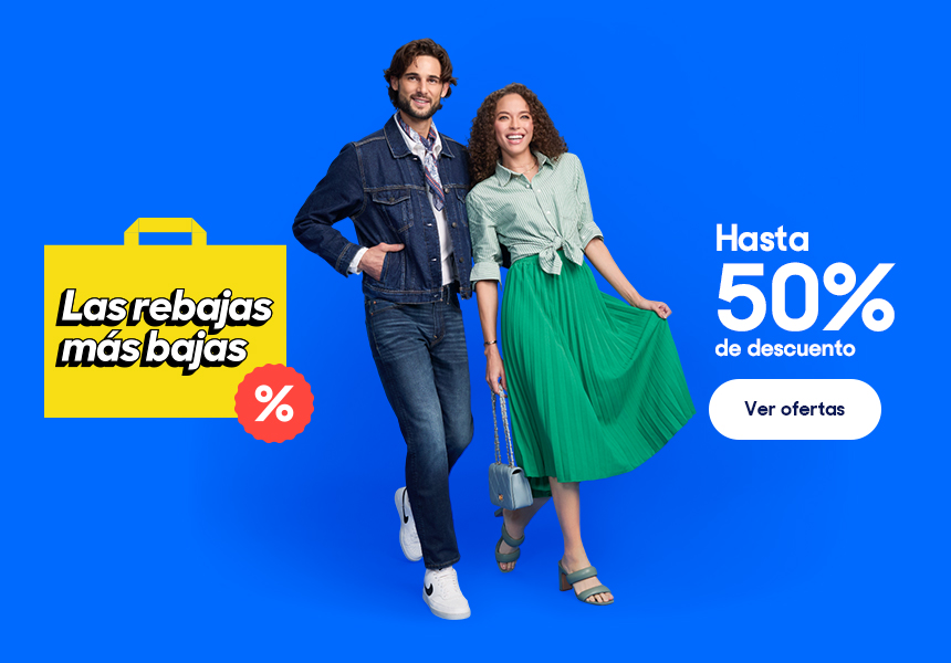 Anuncio: Las rebajas más bajas. Hasta 50% de descuento en artículos seleccionados. Pulsa aquí para descubrir ofertas.