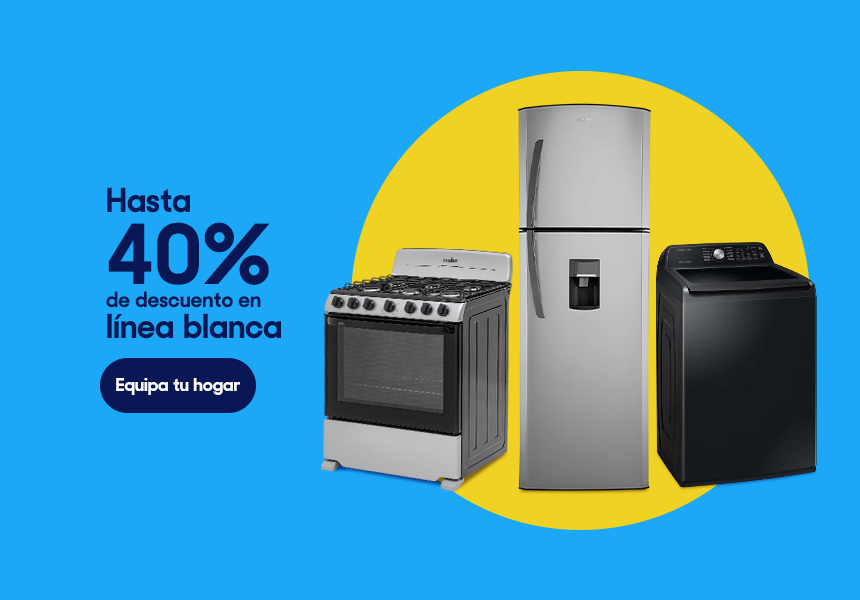 Anuncio: Hasta 40% de descuento en línea blanca. Pulsa aquí para equipar tu casa.