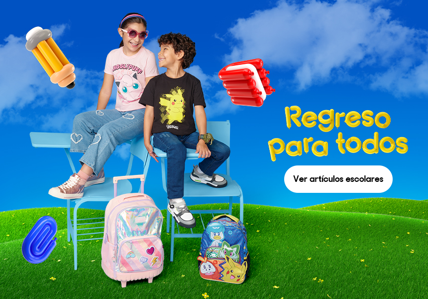Anuncio: Regreso para todos. Pulsa aquí para descubrir artículos escolares.