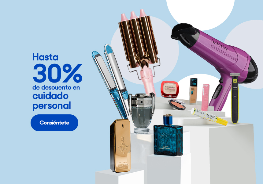 Hasta 30% de descuento en cuidado personal. Pulsa aquí para ver más.