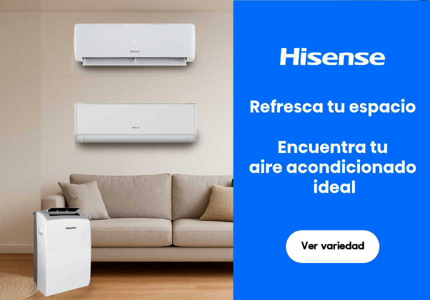 Anuncio: Hisense. Refresca tu espacio. Encuentra tu aire acondicionado ideal. Pulsa aquí para conocer los diferentes modelos.