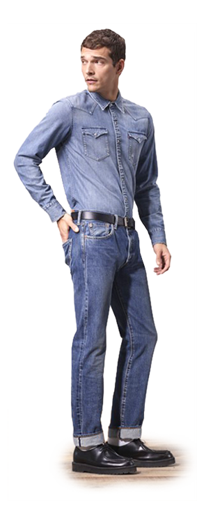 camisas de mezclilla para hombre levis